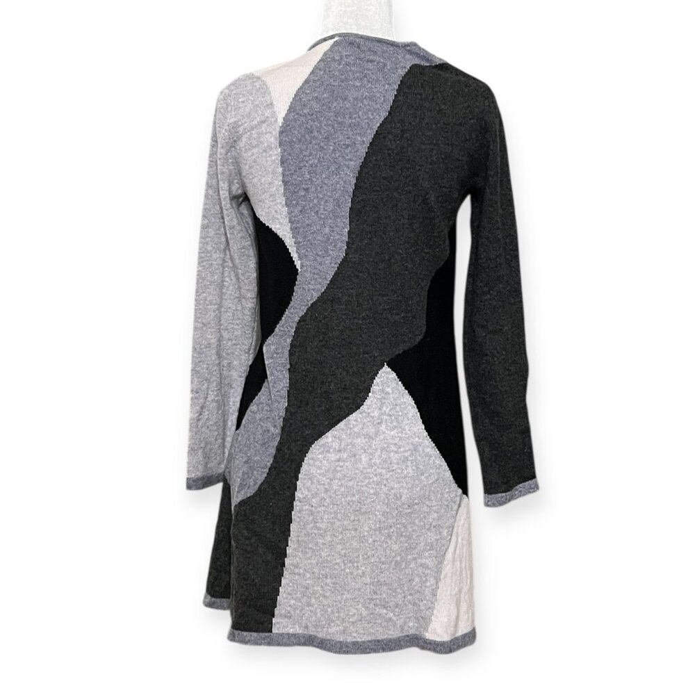 Cashmere Open Front Cardigan Womens Long Duster Lightweight Sweater Small - Picture 2 of 9